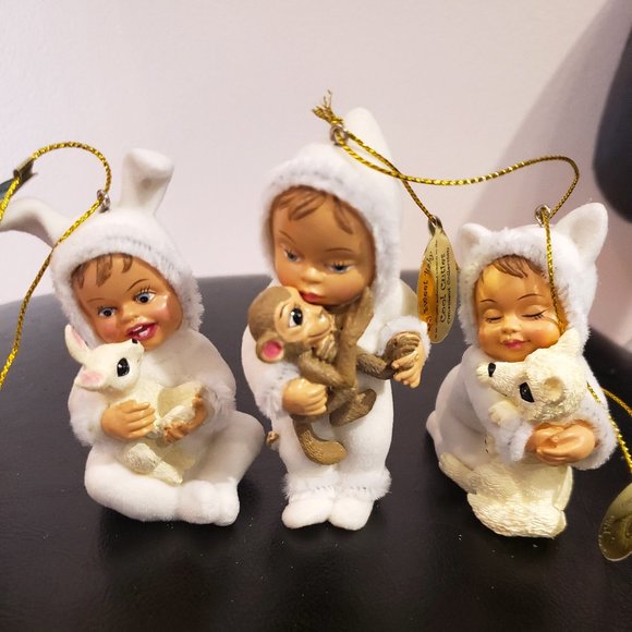 Bradford Exchange Sherry Rawn's Cool Cuties - Set of 3 Ornaments NIB w/C… - Picture 1 of 6